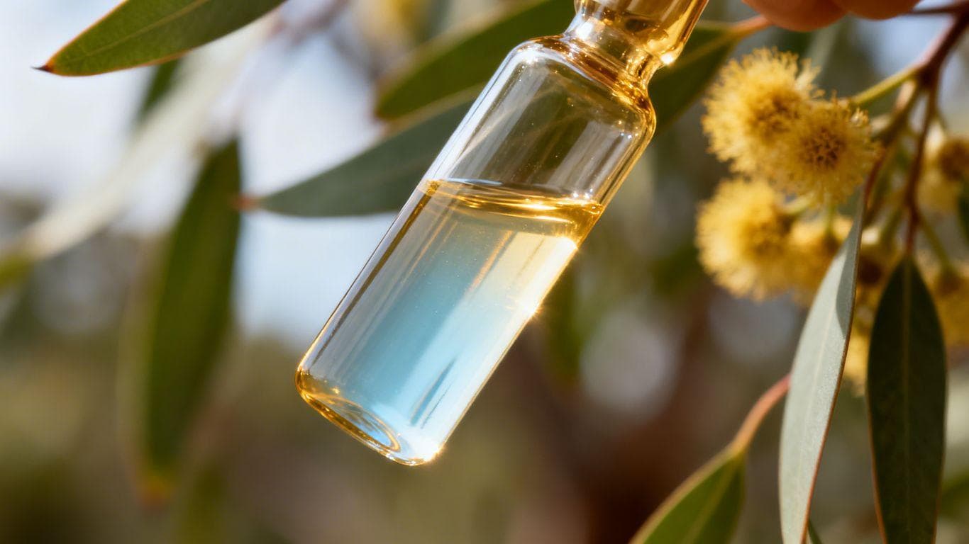 Peptide therapy vials with Australian background