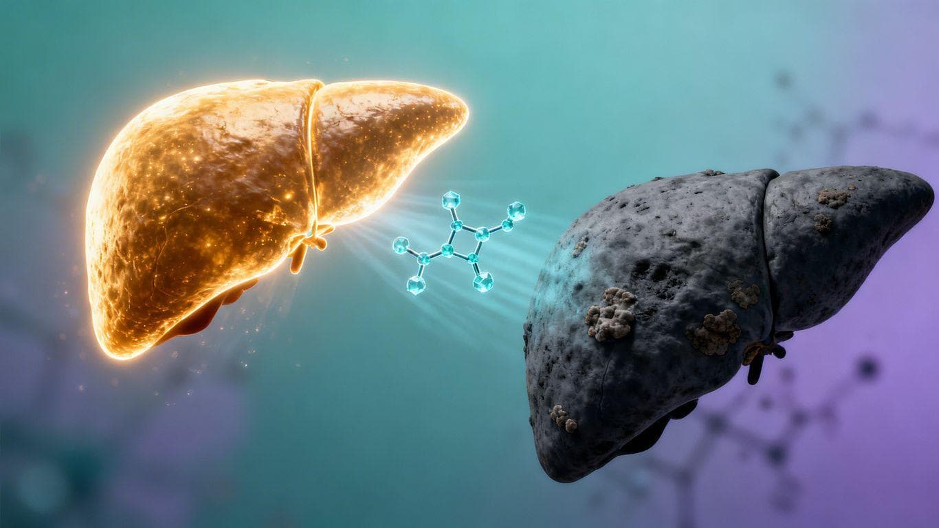 Liver health improvement, Retatrutide molecule.