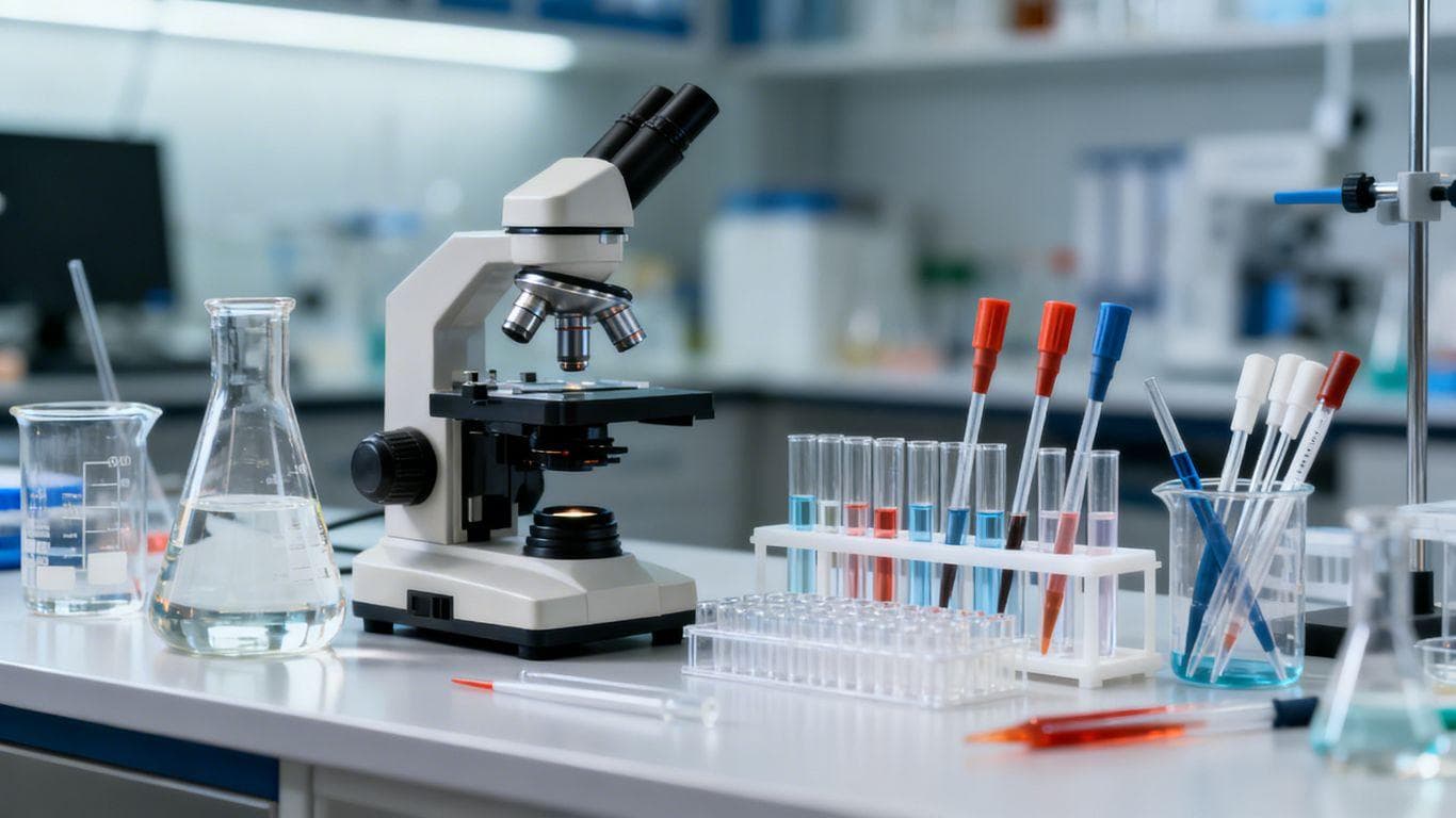Laboratory equipment for scientific research and discovery.